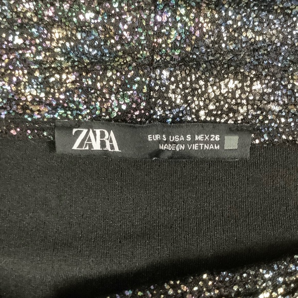 Zara Sparkly Bodysuit Size Small - Picture 3 of 7